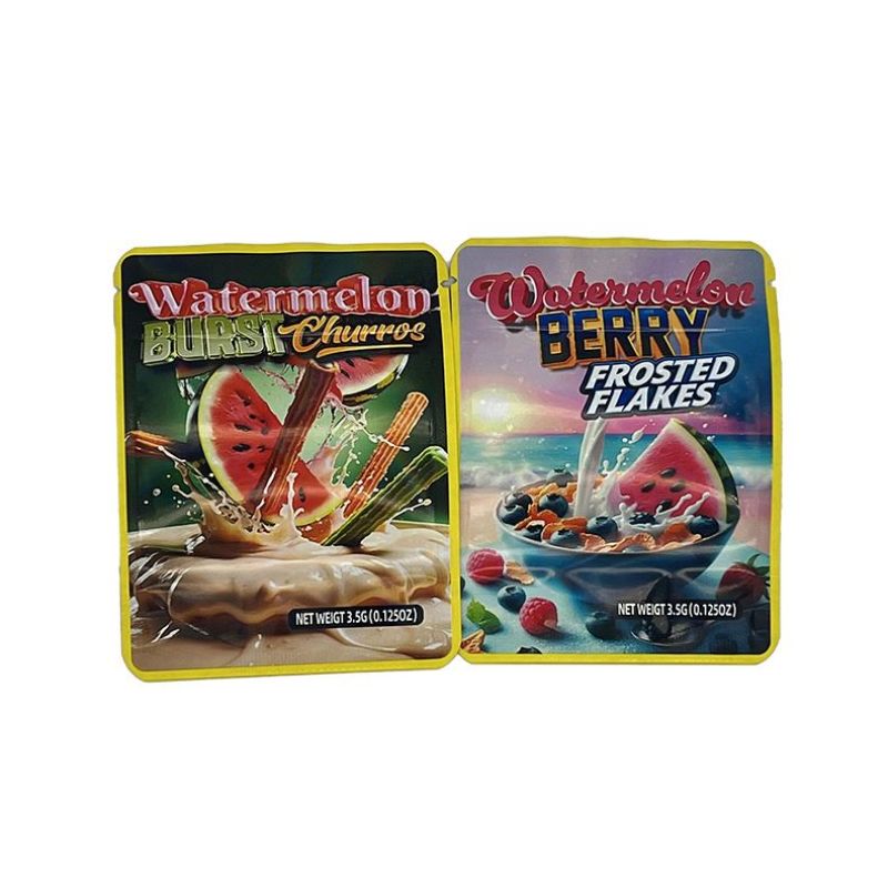 Wholesale Strawberry Funnel Cake 3.5g Candy Mylar Bags